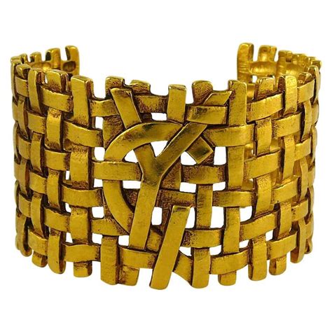 ysl cuff sale|yves saint laurent bracelets.